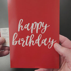 Birthday Endless Card 🎂🔊 - Joker Greeting Prank Card (Glitter + Sound)