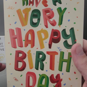 Endless Happy Birthday Farts 💨🔊 - Joker Greeting Prank Card (Glitter + Sound)