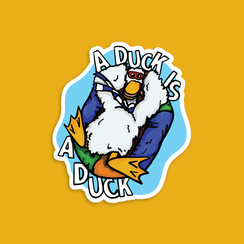 AquaDuck 🌊🦆 - Sticker