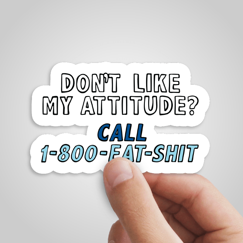 Attitude ☎️ - Sticker