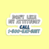 Attitude ☎️ - Sticker
