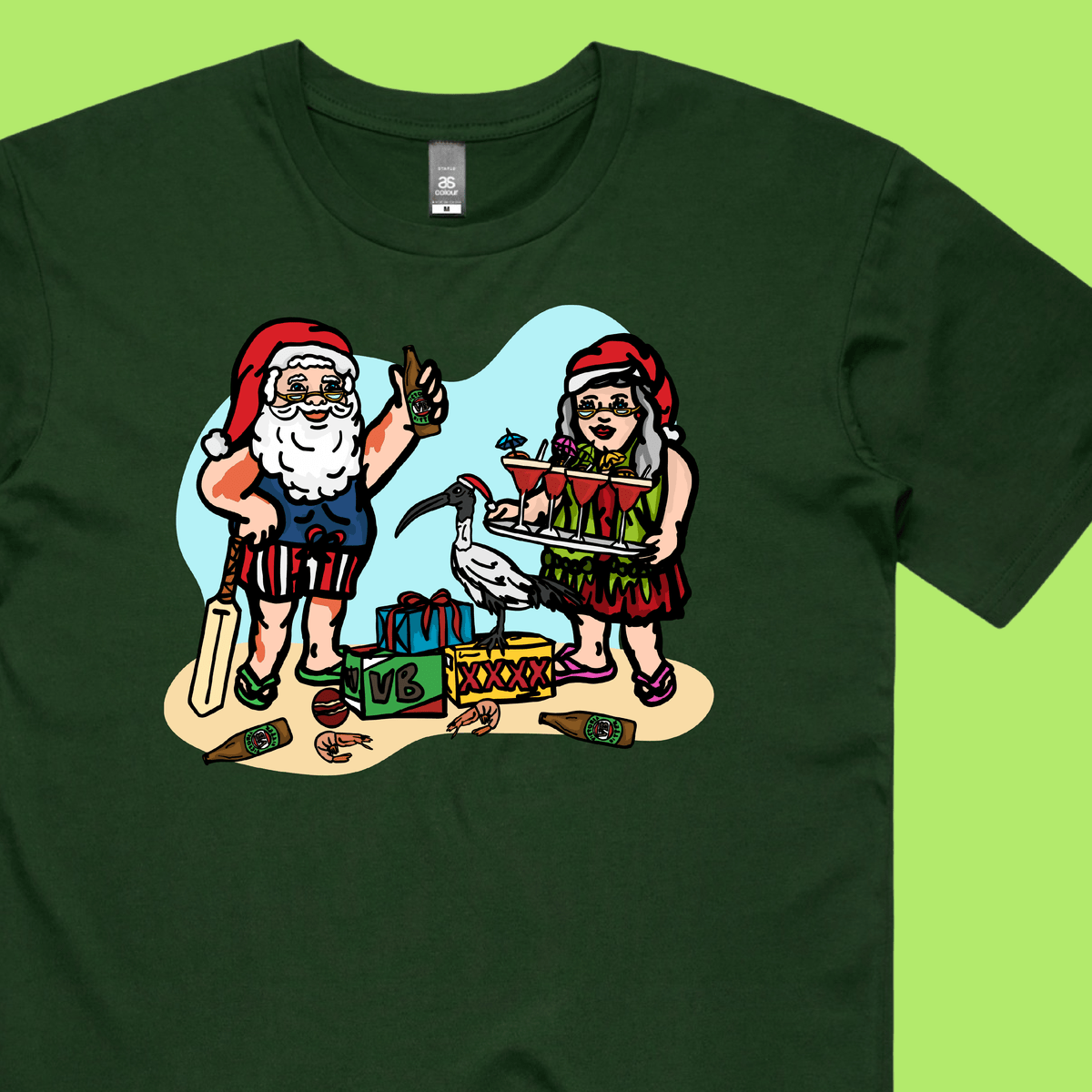 Aussie Christmas 🍤🍺 - Men's T Shirt