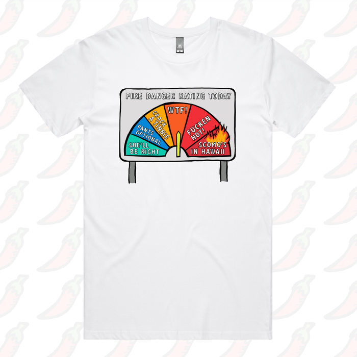 Aussie Fire Danger Rating 🚒 - Men's T Shirt