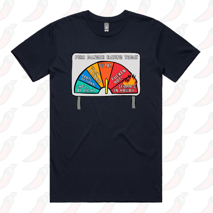 Aussie Fire Danger Rating 🚒 - Men's T Shirt