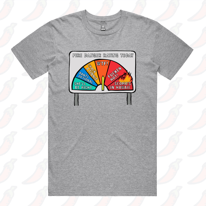 Aussie Fire Danger Rating 🚒 - Men's T Shirt