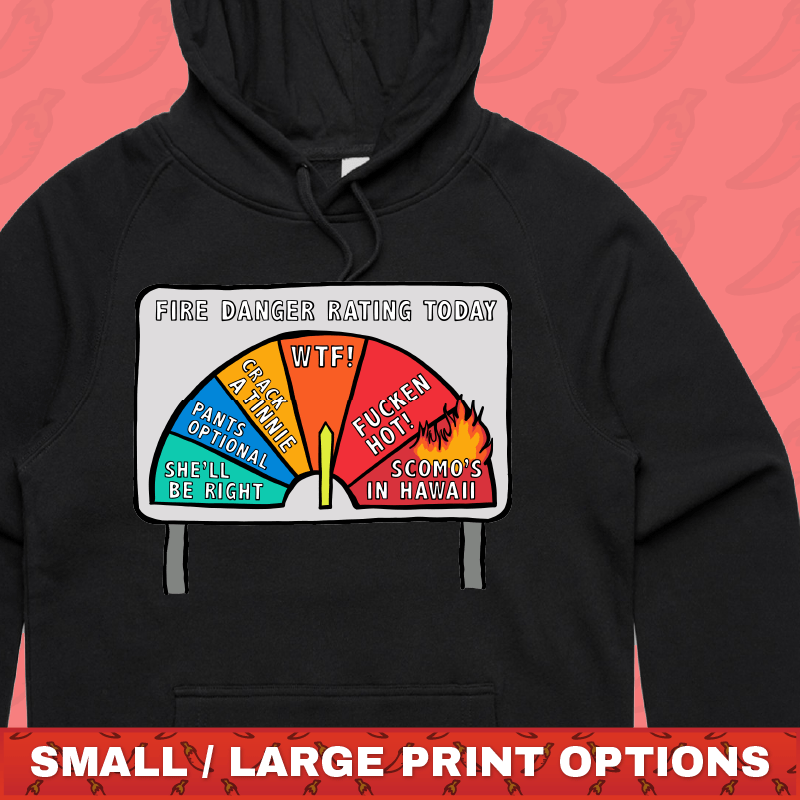 Aussie Fire Danger Rating 🚒 - Unisex Hoodie