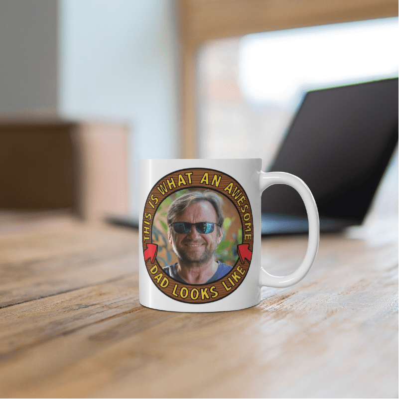 Awesome Dad ☝️ - Customisable Coffee Mug