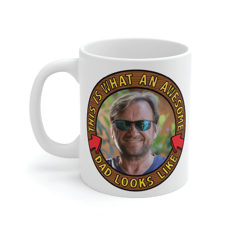 Awesome Dad ☝️ - Customisable Coffee Mug