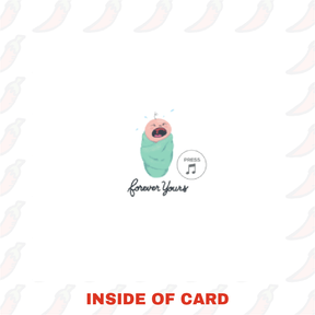 Baby Shower 👼🔊 - Joker Greeting Prank Card (Glitter + Sound)