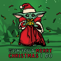 Baby Yoda Christmas 👶🎄- Stubby Holder