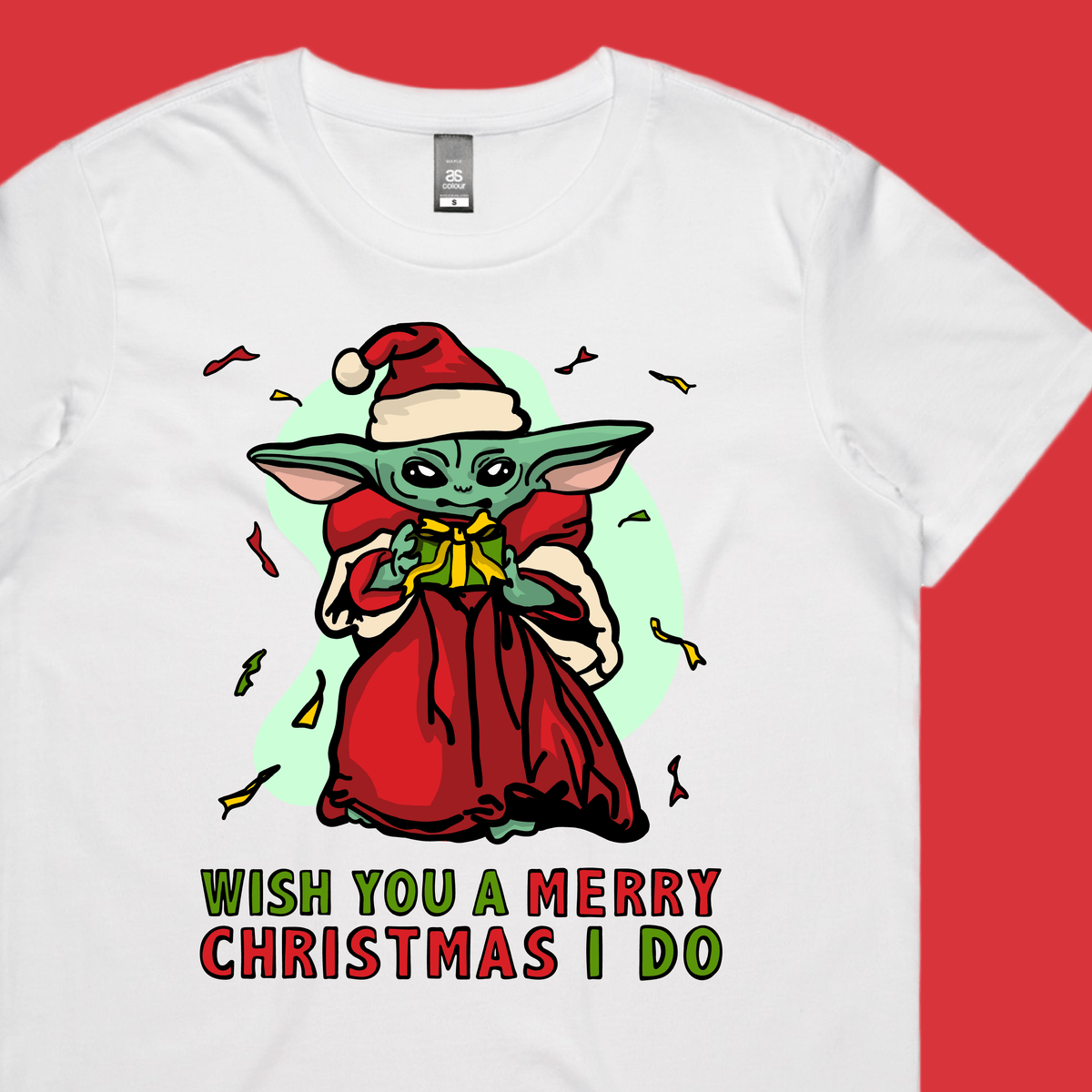 Baby Yoda Christmas 👶🎄- Women's T Shirt