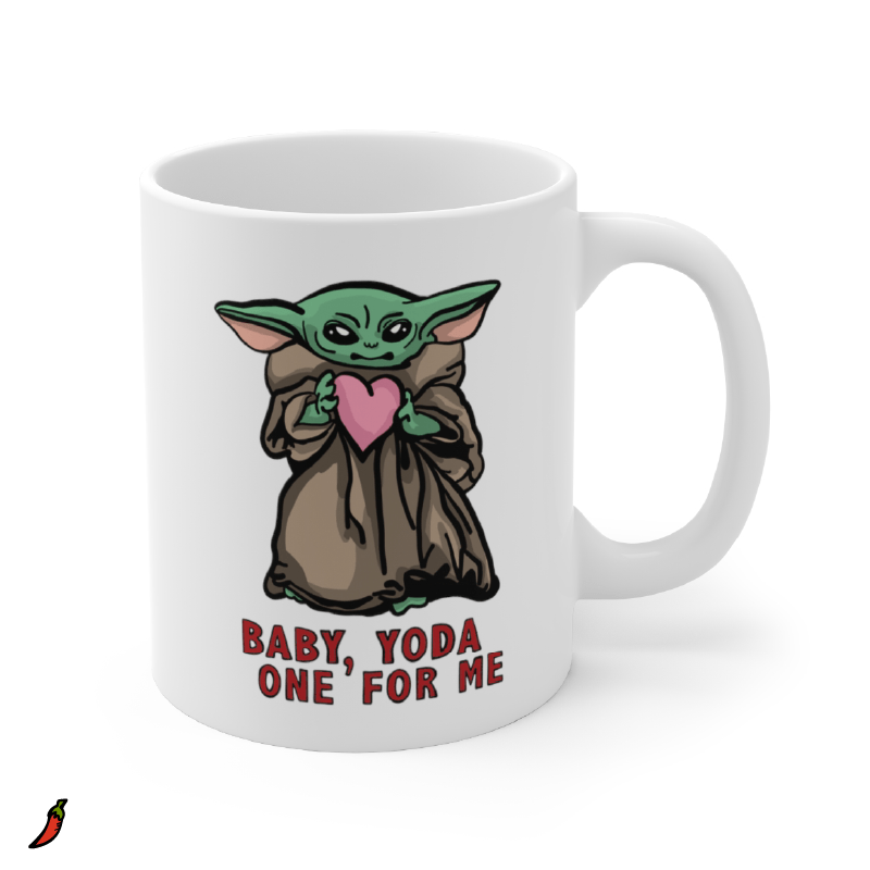 Baby Yoda Love 👽❤️ - Coffee Mug