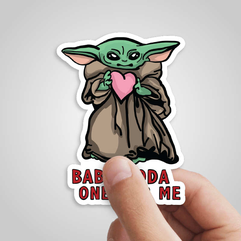 Baby Yoda Love 👽❤️ - Sticker