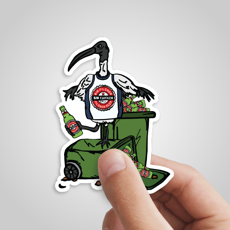 Bali Bin Chicken 🗑️ - Sticker