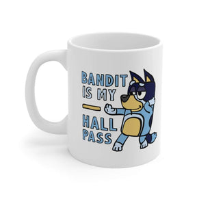 Bandit Hall Pass 🦴 - Coffee Mug