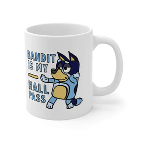 Bandit Hall Pass 🦴 - Coffee Mug