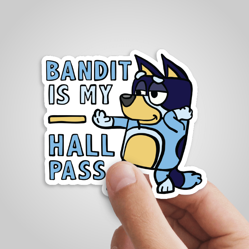 Bandit Hall Pass 🦴 - Sticker