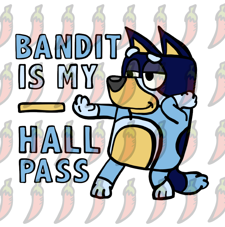 Bandit Hall Pass 🦴 - Stubby Holder