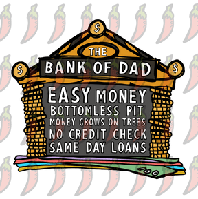 Bank of Dad 💰 - Men's T Shirt