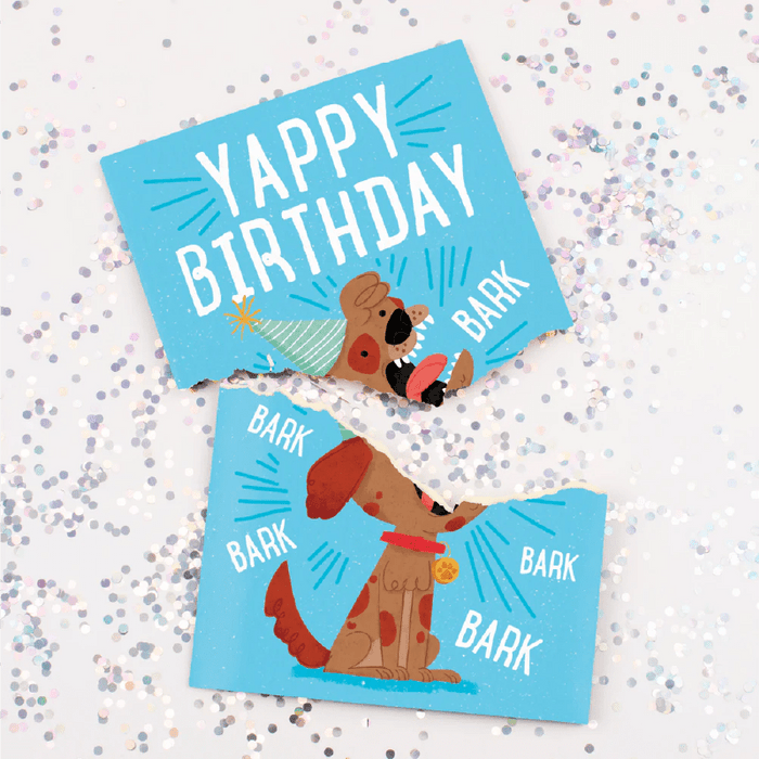 Barking Birthday 🐶🔊 - Joker Greeting Prank Card (Glitter + Sound)