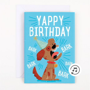 Barking Birthday 🐶🔊 - Joker Greeting Prank Card (Glitter + Sound)