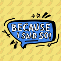 Because I Said So 🗨️– Men's T Shirt