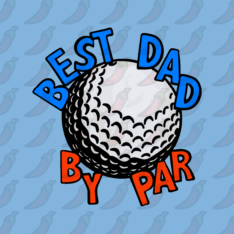 Best Dad By Par Ball ⛳ – Stubby Holder