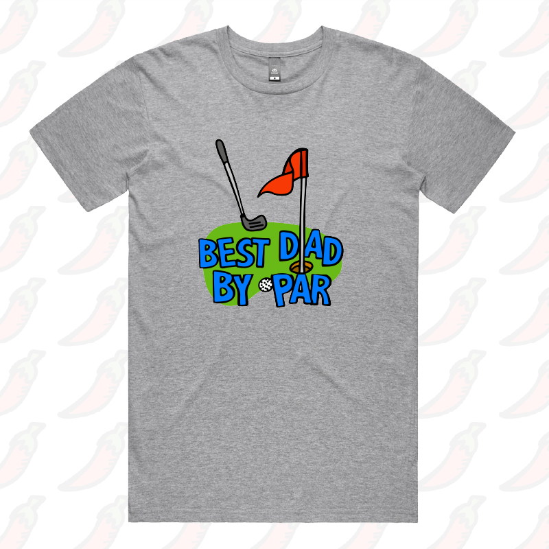 Best Dad By Par Green ⛳ - Men's T Shirt
