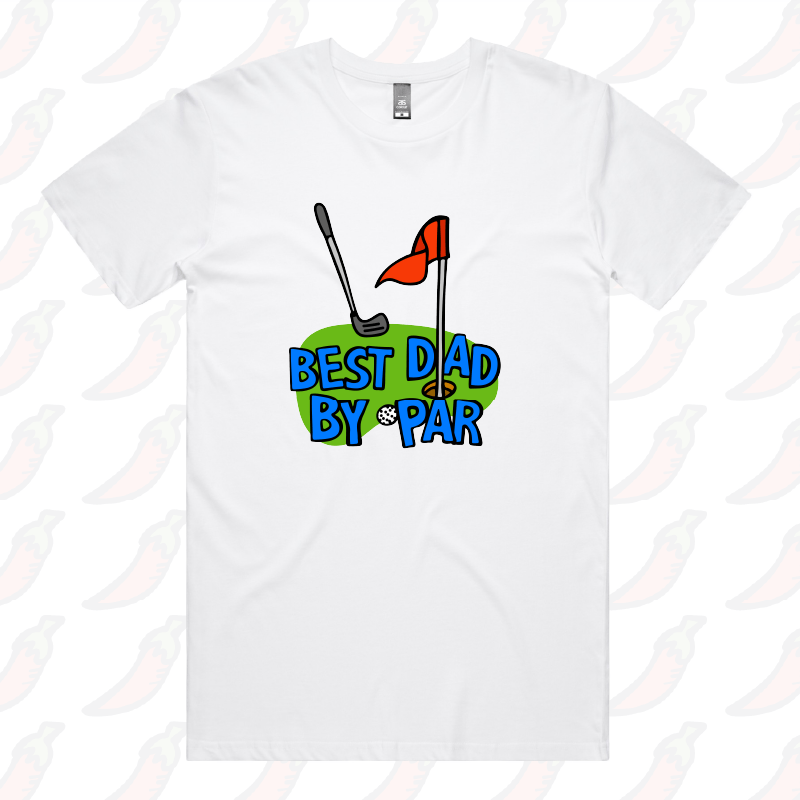 Best Dad By Par Green ⛳ - Men's T Shirt