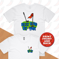 Best Dad By Par Green ⛳ - Men's T Shirt