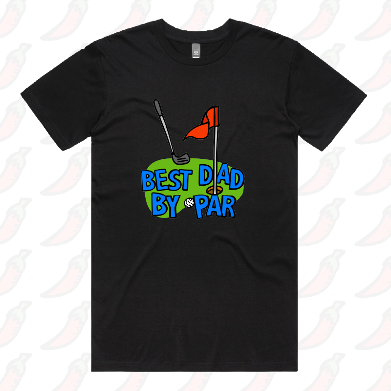 Best Dad By Par Green ⛳ - Men's T Shirt