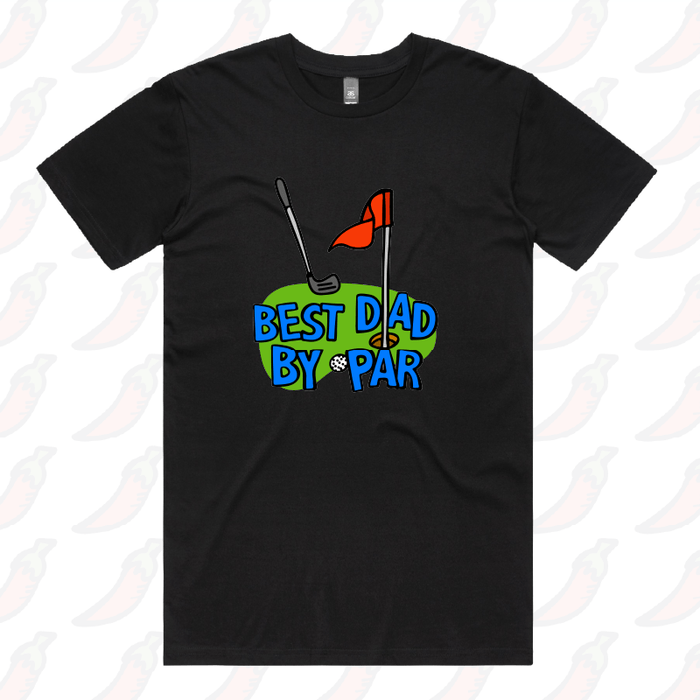 Best Dad By Par Green ⛳ - Men's T Shirt