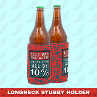 Best Dad Guarantee 🔨 - Longneck Stubby Holder