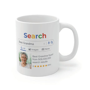 Best Mum/Grandma/Step Mum Search Result Mug - Personalised Coffee Mug