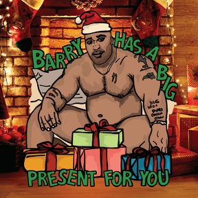 Big Barry Christmas 🍆🎄 - Stubby Holder