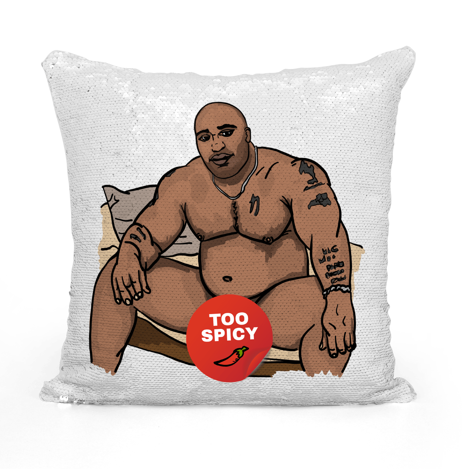 Big Barry UNCENSORED 🍆 - Magic Sequin Cushion