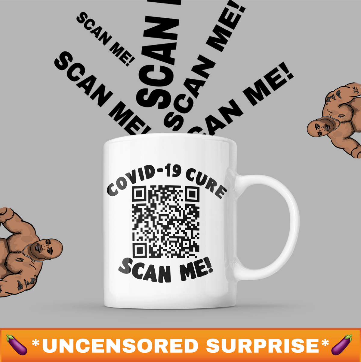 Big Barry UNCENSORED QR Prank 🍆 - Coffee Mug