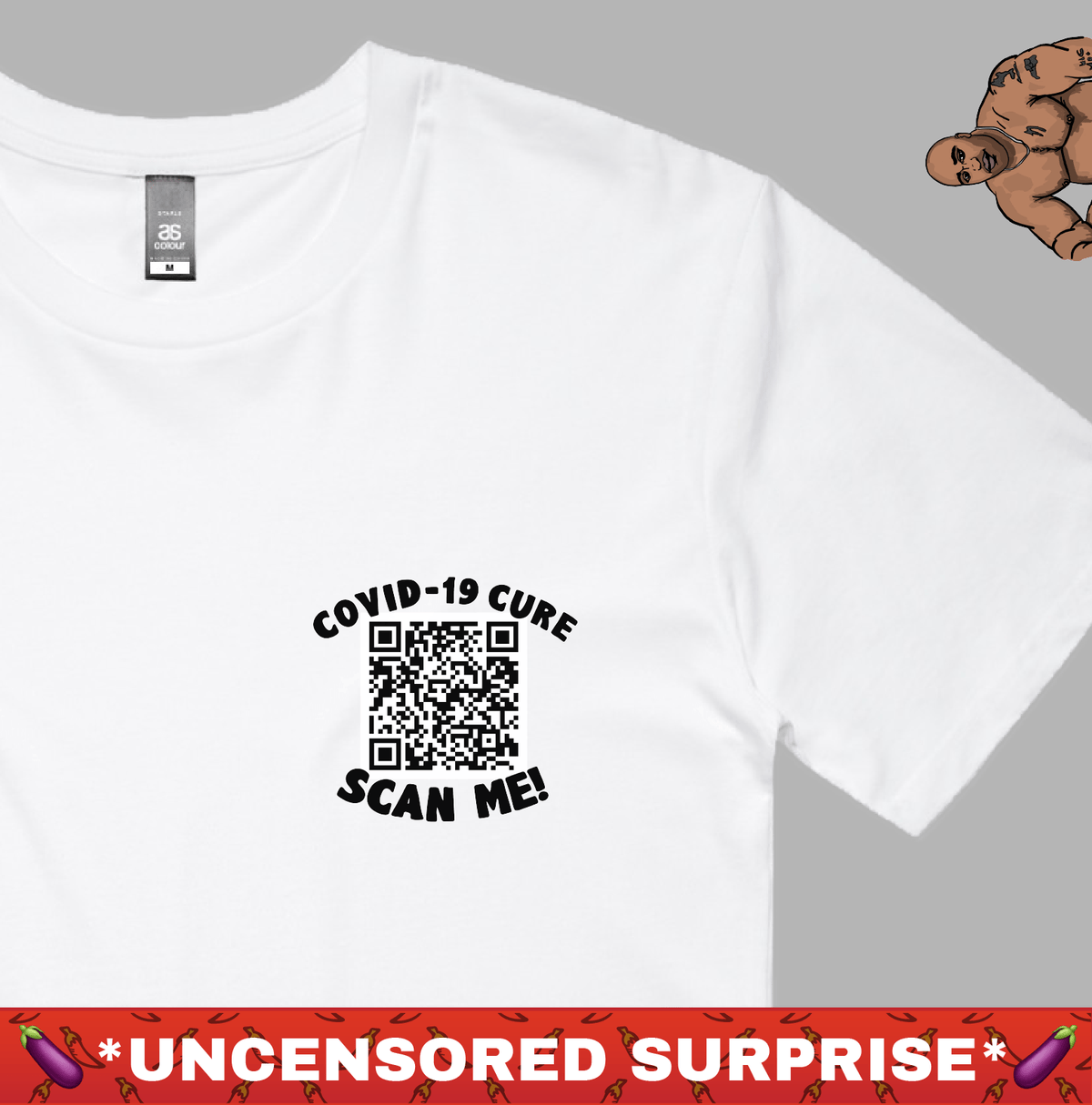 Big Barry UNCENSORED QR Prank 🍆 - Men's T Shirt