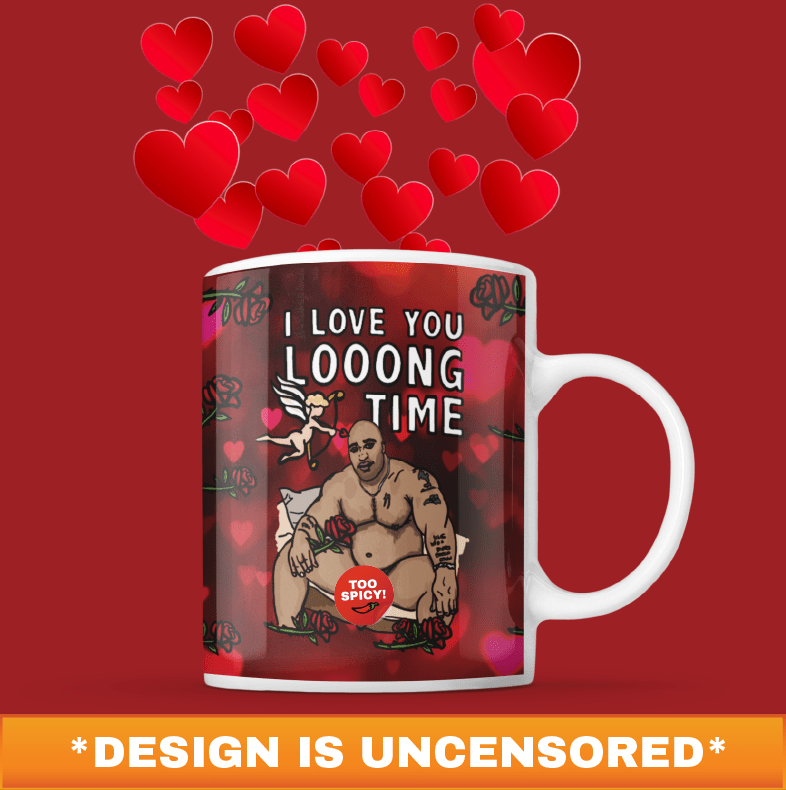 Big Barry Valentine (Full Colour) 🌹🍆 - Coffee Mug