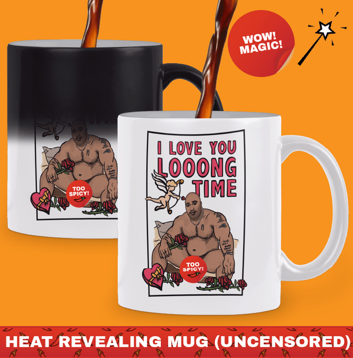 Big Barry Valentine 🌹🍆 - Magic Mug