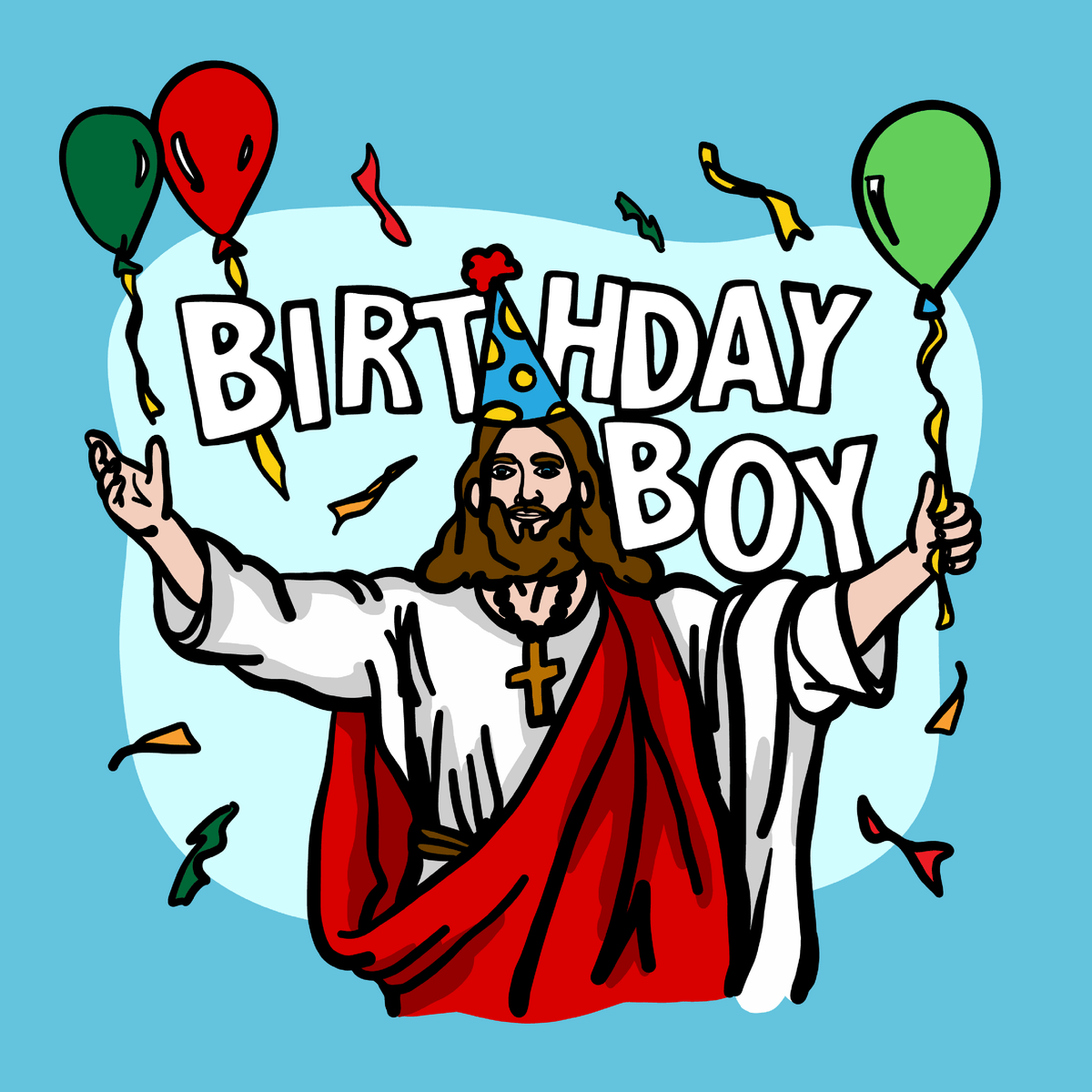 Birthday Boy Christmas 🎉🎄 - Men's T Shirt