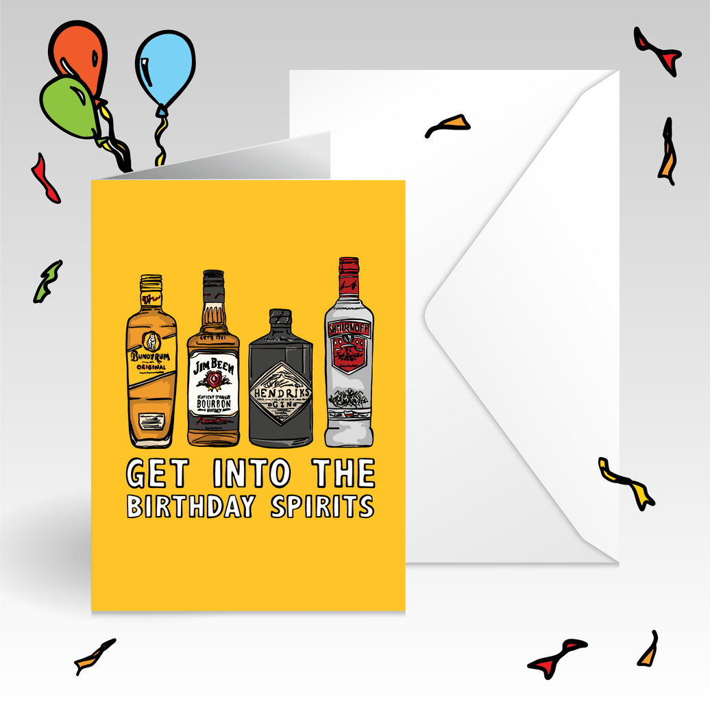 BIRTHDAY SPIRITS 🥃 - Birthday Card