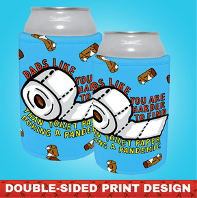 Blue Rare Dad 🧻 - Stubby Holder