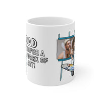 Bob Ross Dad Art 🎨 - Customisable Coffee Mug