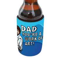 Bob Ross Dad Art 🎨 - Personalised Stubby Holder