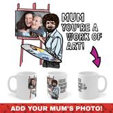 Bob Ross Mum Art 🎨 - Customisable Coffee Mug