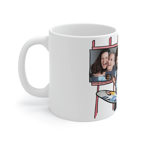 Bob Ross Mum Art 🎨 - Customisable Coffee Mug