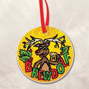 Brewdolf 🦌🍺 - Christmas Ornament