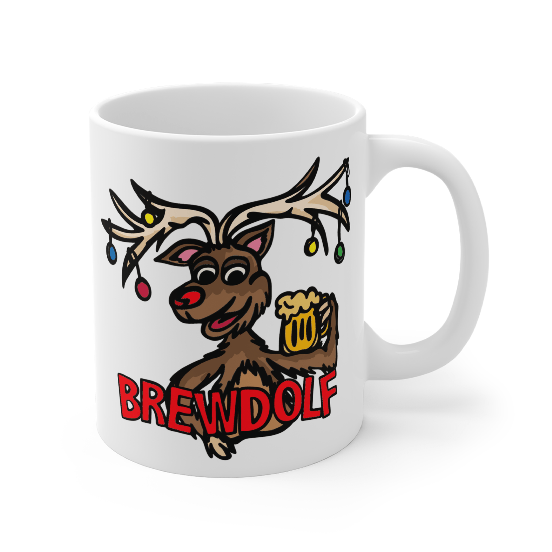 Brewdolf 🦌 – Coffee Mug