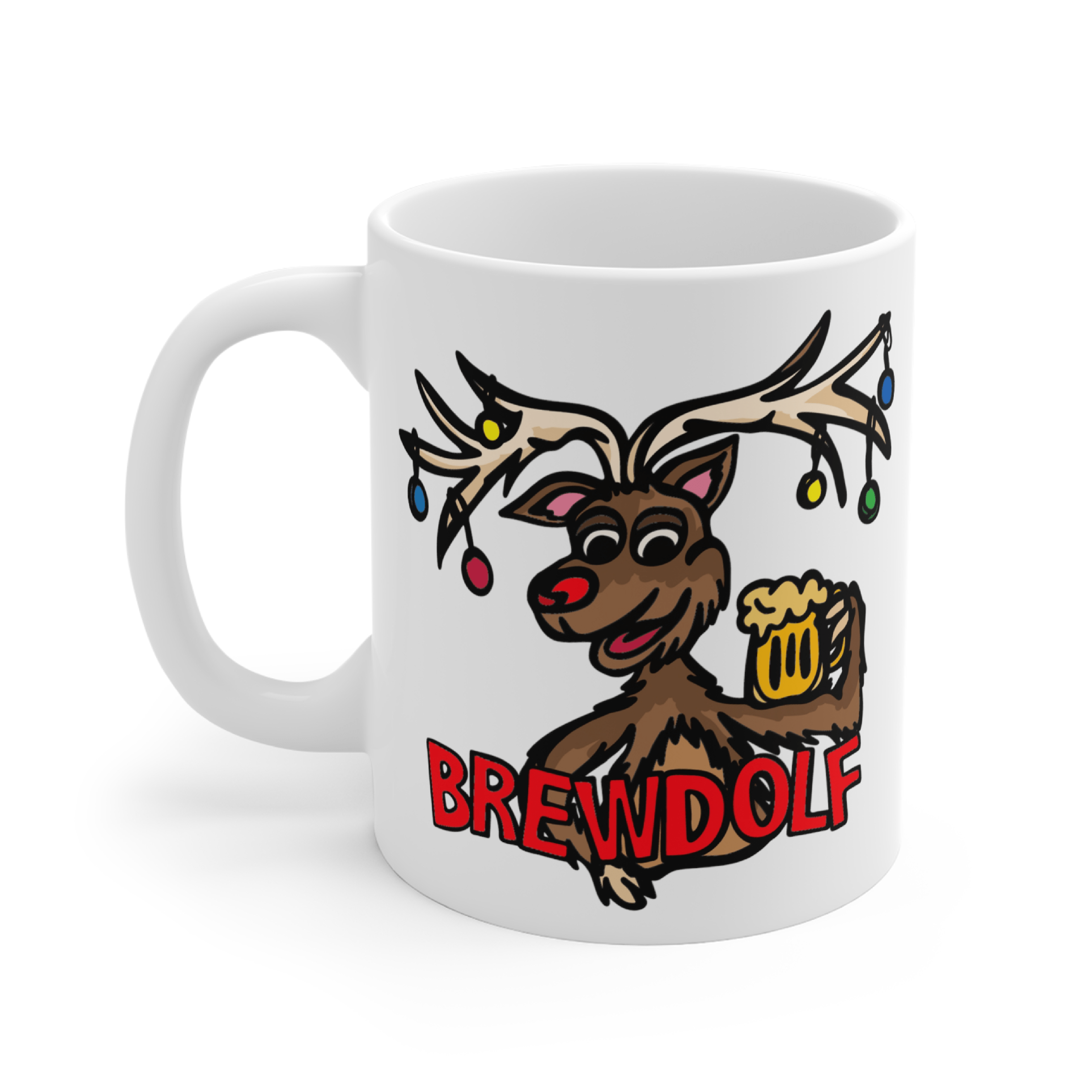 Brewdolf 🦌 – Coffee Mug
